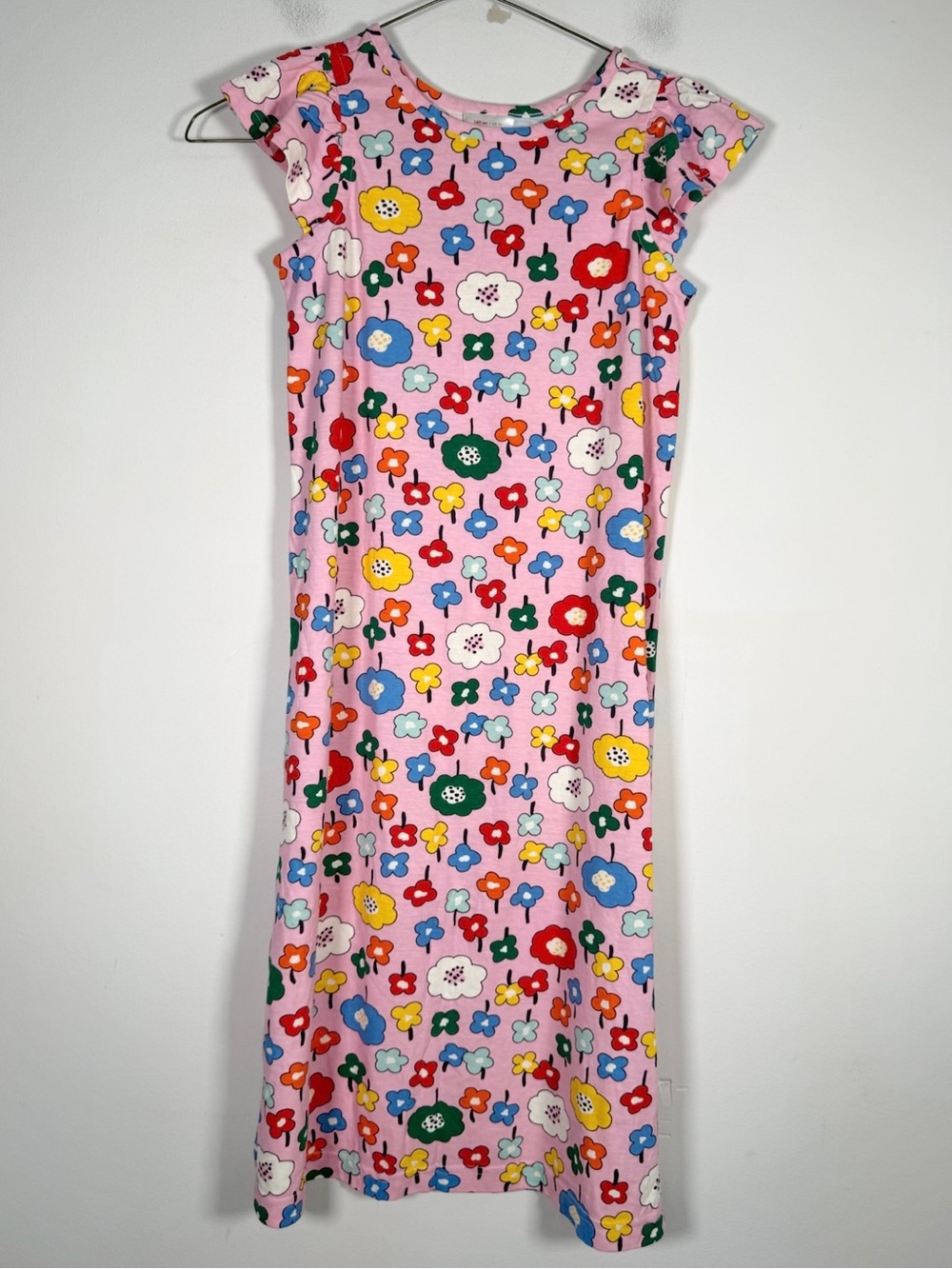 Hanna Andersson Girl’s Size 140cm/US 10 Floral Pattern Dress Cotton/Modacrylic